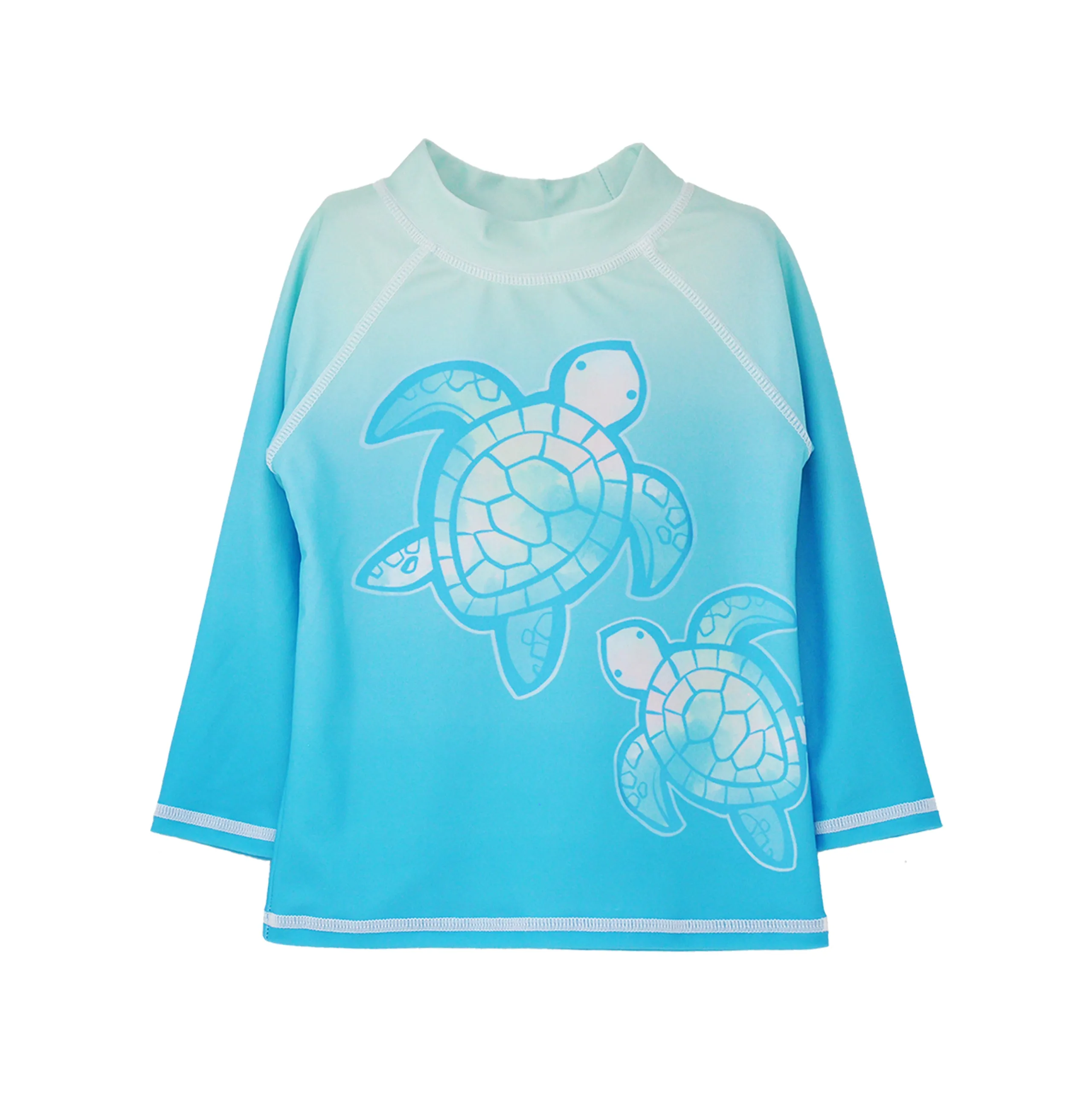 UPF 50  Graphic Rash Guard Swim Top - G