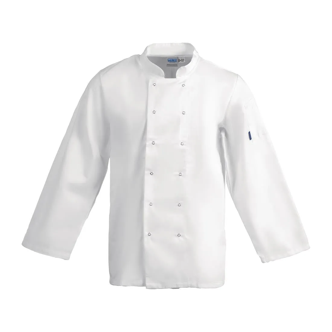 Whites Vegas Unisex Chefs Jacket Long Sleeve White L